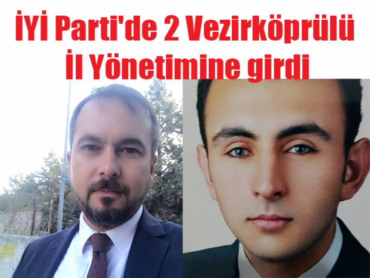 İYİ Parti’de 2 Vezirköprülü Samsun İl Yönetiminde