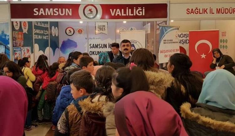 Karkucak Ortaokulu Öğrencileri Samsun Kitap Fuarında