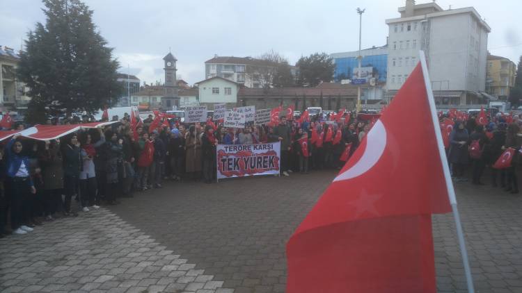 Vezirköprü Gençlerinden Asker ve Şehitlerimize Destek Yürüyüşü